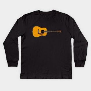 Tony Rice/Clarence White Martin D28 Acoustic Guitar Kids Long Sleeve T-Shirt